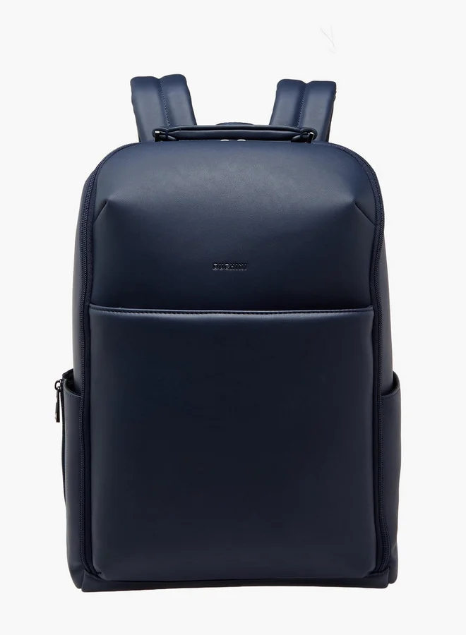 DUCHINI Solid Backpack With Adjustable Straps